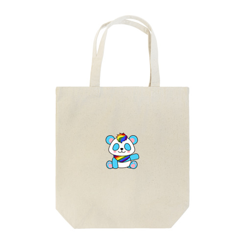 にじいろパンダ Tote Bag