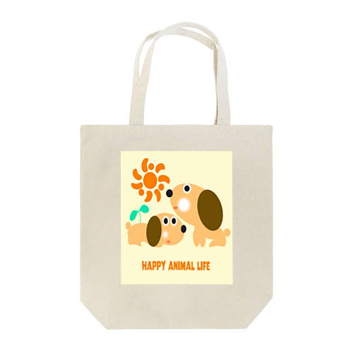HAPPY ANIMAL LIFE  Tote Bag