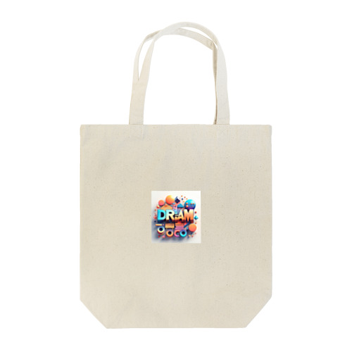 DREAMのロゴ入りイラストグッズ Tote Bag