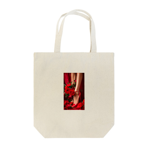 red Rose heel  Tote Bag