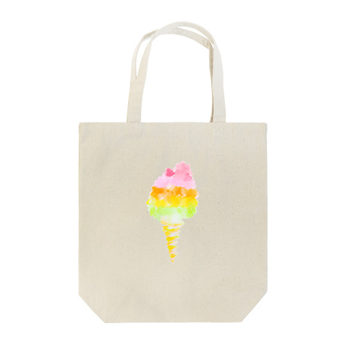グラフィックice-cream cone トートバッグ