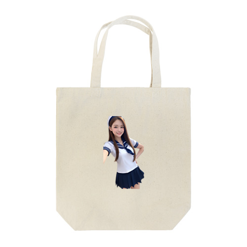 AI美女 Tote Bag