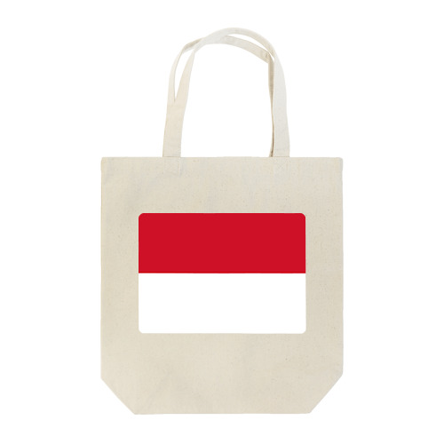 モナコの国旗 トートバッグ