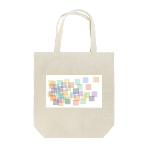 ColorSquareCloud Tote Bag