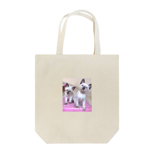 Siamese cat シャム猫 Tote Bag