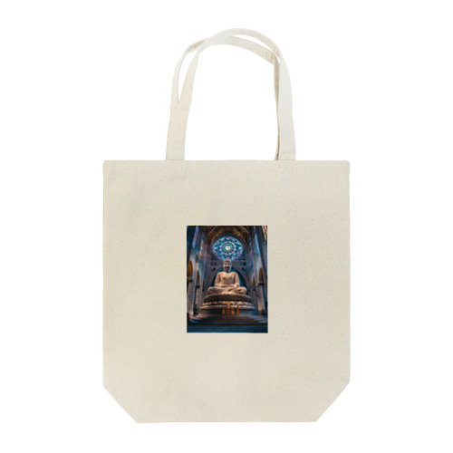 場違いな大仏様 Tote Bag