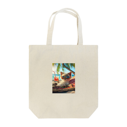 バカンスな猫 Tote Bag