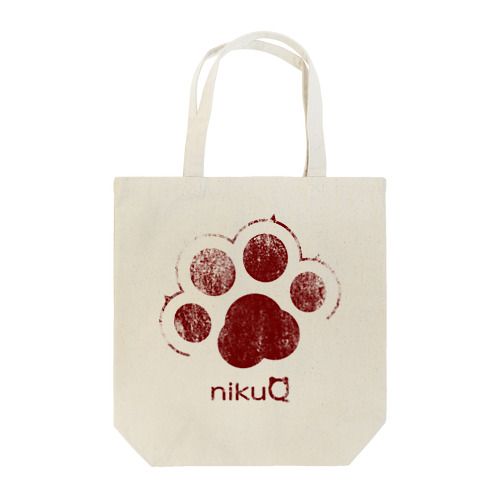 肉球をモチーフにしたオリジナルブランド「nikuQ」（猫タイプ）です トートバッグ