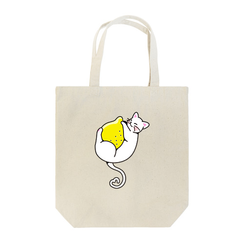 猫レモン Tote Bag