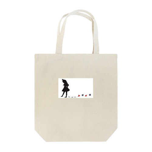 アリスシルエット Tote Bag