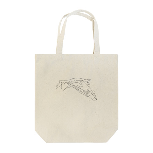 シンプルなクジラ Tote Bag