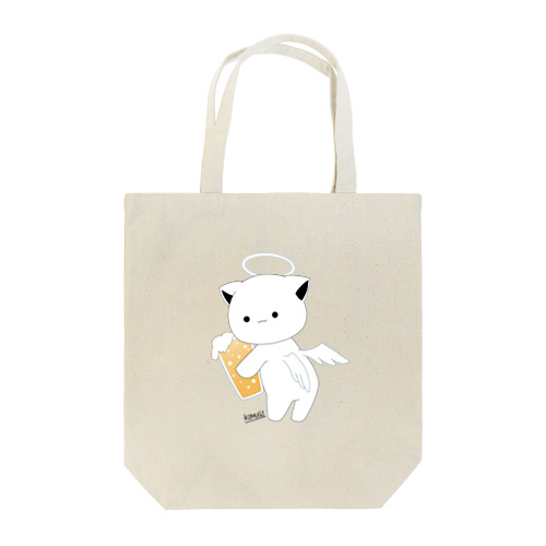 白猫天使こむぎちゃん🍺 Tote Bag