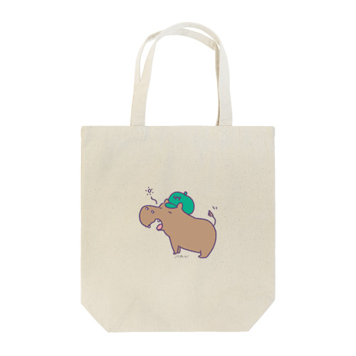 こげぱんカバ　寝起き Tote Bag