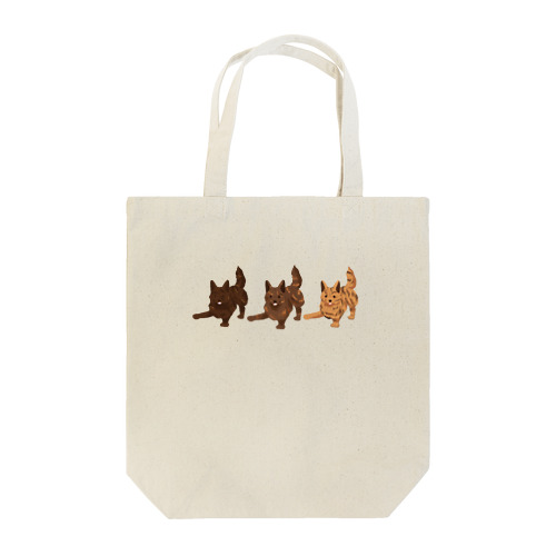 甲斐犬三種。 Tote Bag