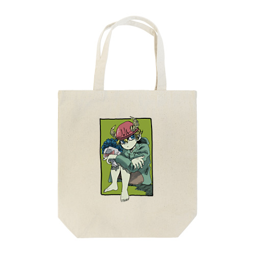 独りぼっち怪獣と花束（奇跡） Tote Bag