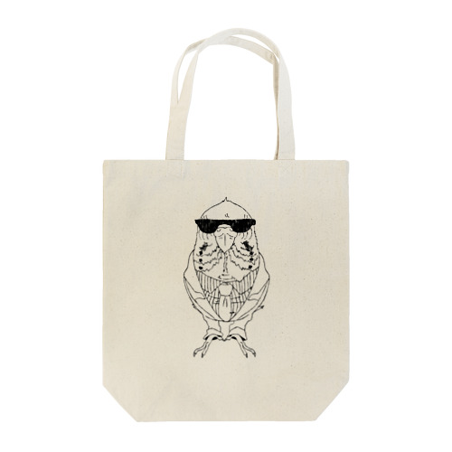 サングラスをかけたインコ。 Tote Bag