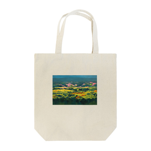 色彩豊かな自然風景 Tote Bag