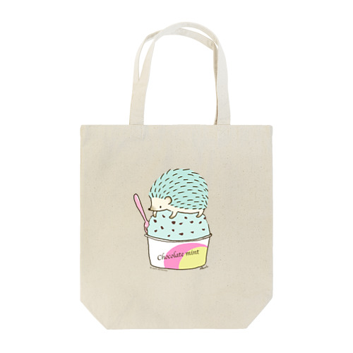 Choco Mint ハリネズミ Tote Bag