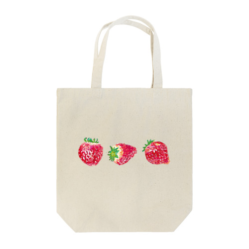 いちごみっつ Tote Bag