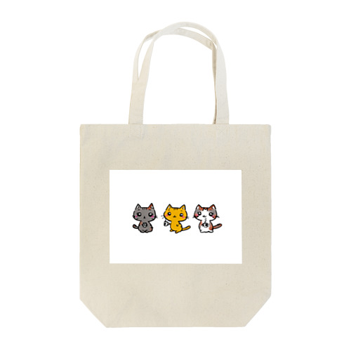 CREMAのスリーニャンズ Tote Bag