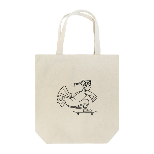 【黒】滑板皇后 Tote Bag