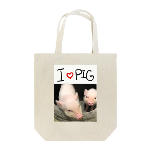 I ❤️PIG Tote Bag