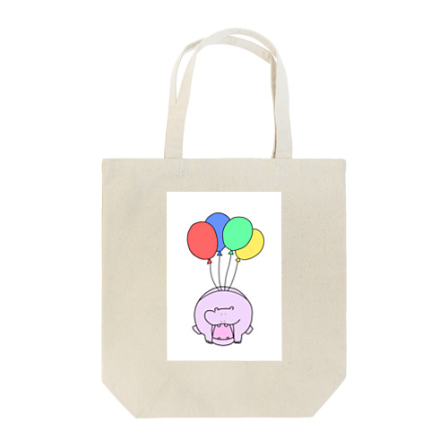 そらとぶカバのかばやまさん Tote Bag