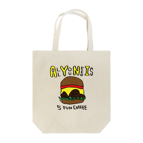 5 FUN COFFEE Tote Bag