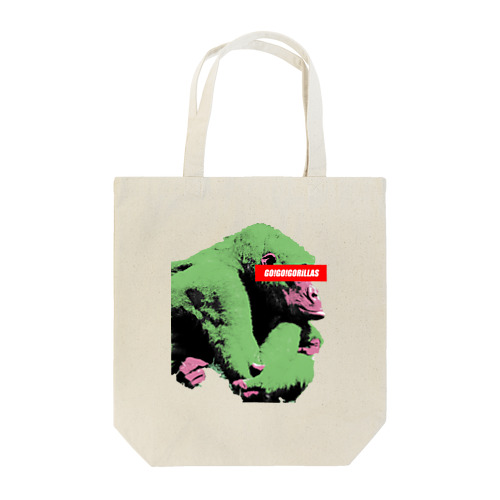 Gorilla thinks Logo (Green) Tote Bag