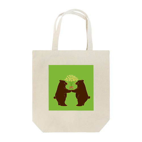 花束とくまさん Tote Bag