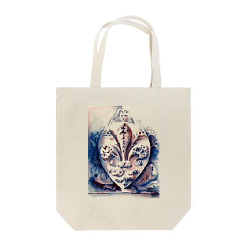 ユリの紋章・フィレンツェのシンボル水彩 Tote Bag