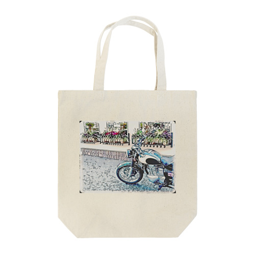 バイク   エストレヤ Kawasaki ヴィンテージバイク Tote Bag