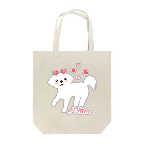 マルチーズ♬(枠あり) Tote Bag