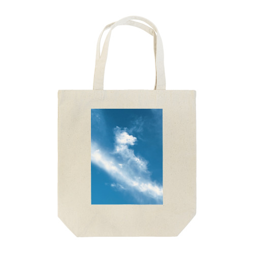 Climbing the clouds Tote Bag