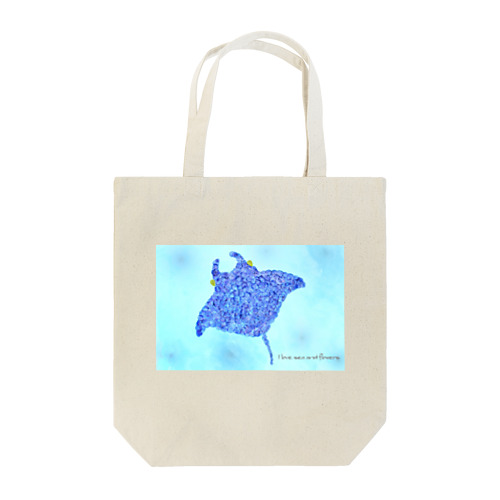 花マンタ トートバッグ Tote Bag