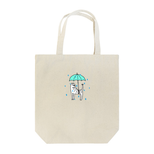 雨降り魚猫 Tote Bag