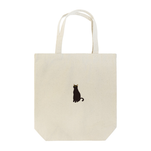 黒にゃー Tote Bag