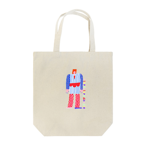 Rectangle head friend Tote Bag