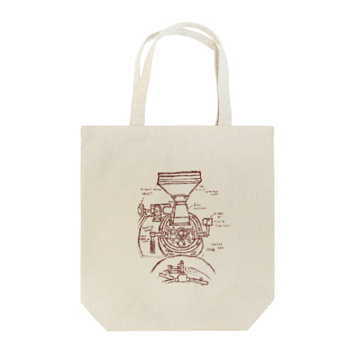 焙煎士見習い//珈琲マニアに捧ぐ〜茶線ver.〜 Tote Bag