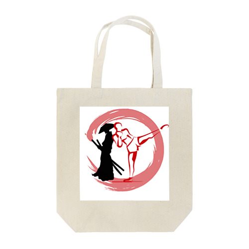 侍を纏うキックボクサー Tote Bag