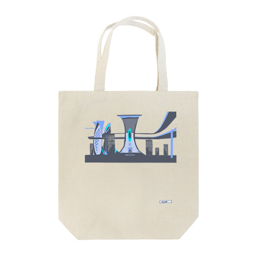 未来都市（ロゴあり/ホワイト） Tote Bag