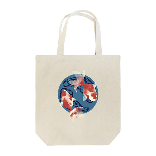 輪になって泳ぐ金魚たち Tote Bag