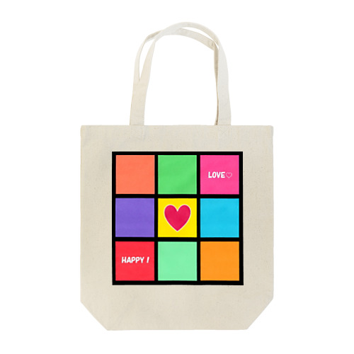 LOVE＆HAPPY Tote Bag