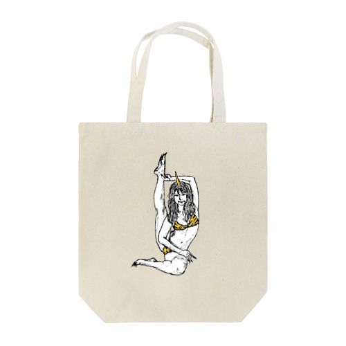 虎皮ビキニ👙鬼娘 Tote Bag