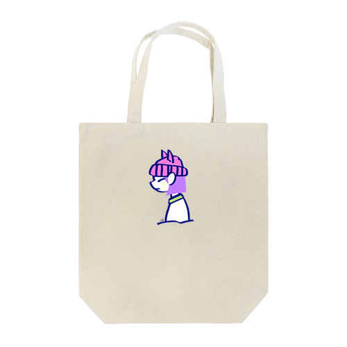 ネコ耳さん/ピンクニット帽 Tote Bag