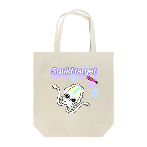 F & E Squid target  Tote Bag