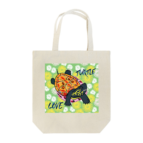 子亀のクサガメちゃん カラフル Tote Bag