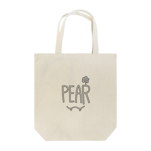 PEAR (牙+お花) Tote Bag