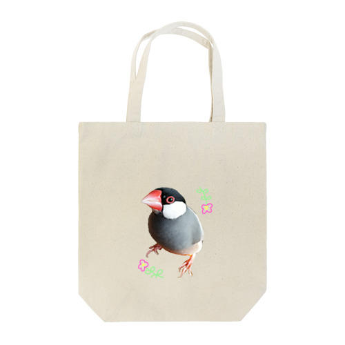 FLOWER文鳥さん Tote Bag