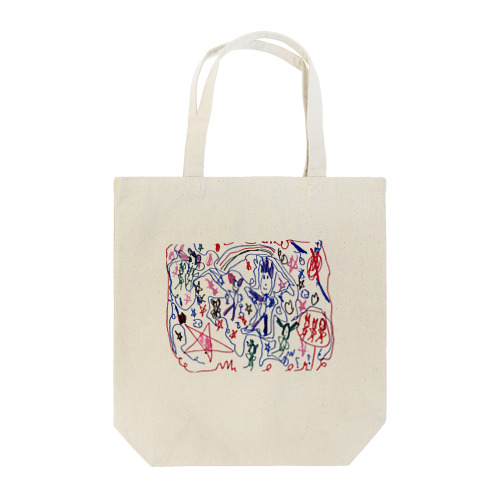 No.25 3色アート Tote Bag